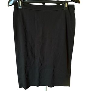 Giorgio Armani Classic Black Pencil Skirt